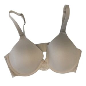 Gratlin Underwire Nursing Bra Size 34B Thin Cup Lace Detail Underwire Low Cut